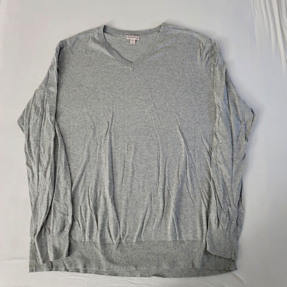 XXL Men's Sweater - Merona - Gray